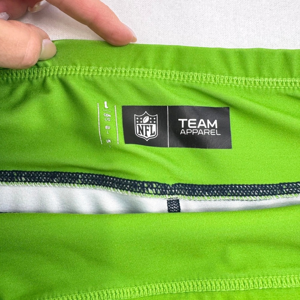 NFL Team Apparel Seattle Seahawks Womens Ombre Leggings Blue Green Large L - Picture 7 of 7
